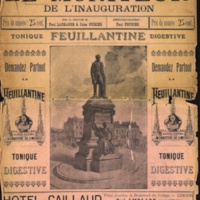Le Moniteur de l'inauguration (du monument Sadi Carnot)